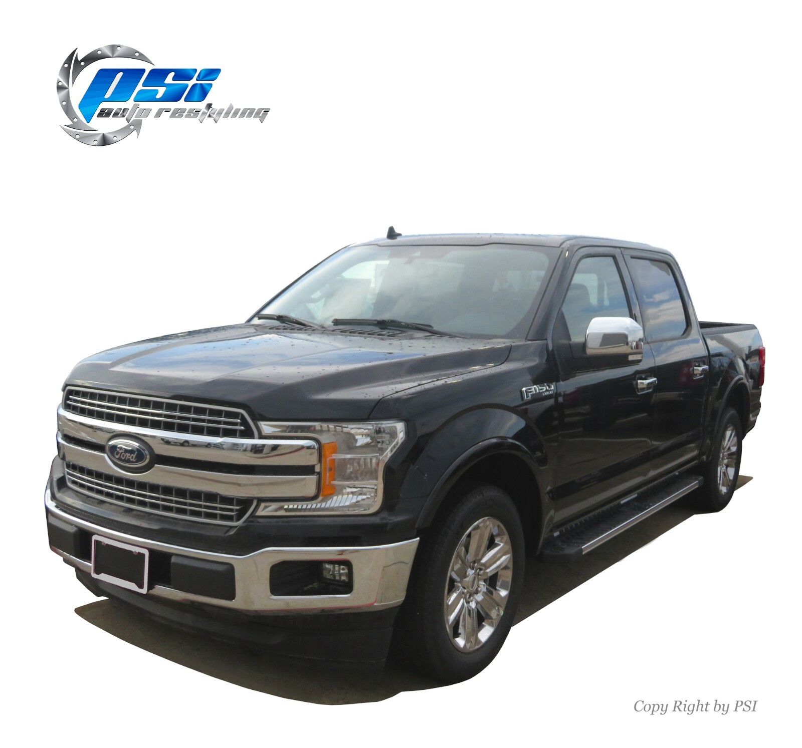 OE Style Fender Flares Fits Ford F-150 2018-2020 Paintable Finish Complete Set