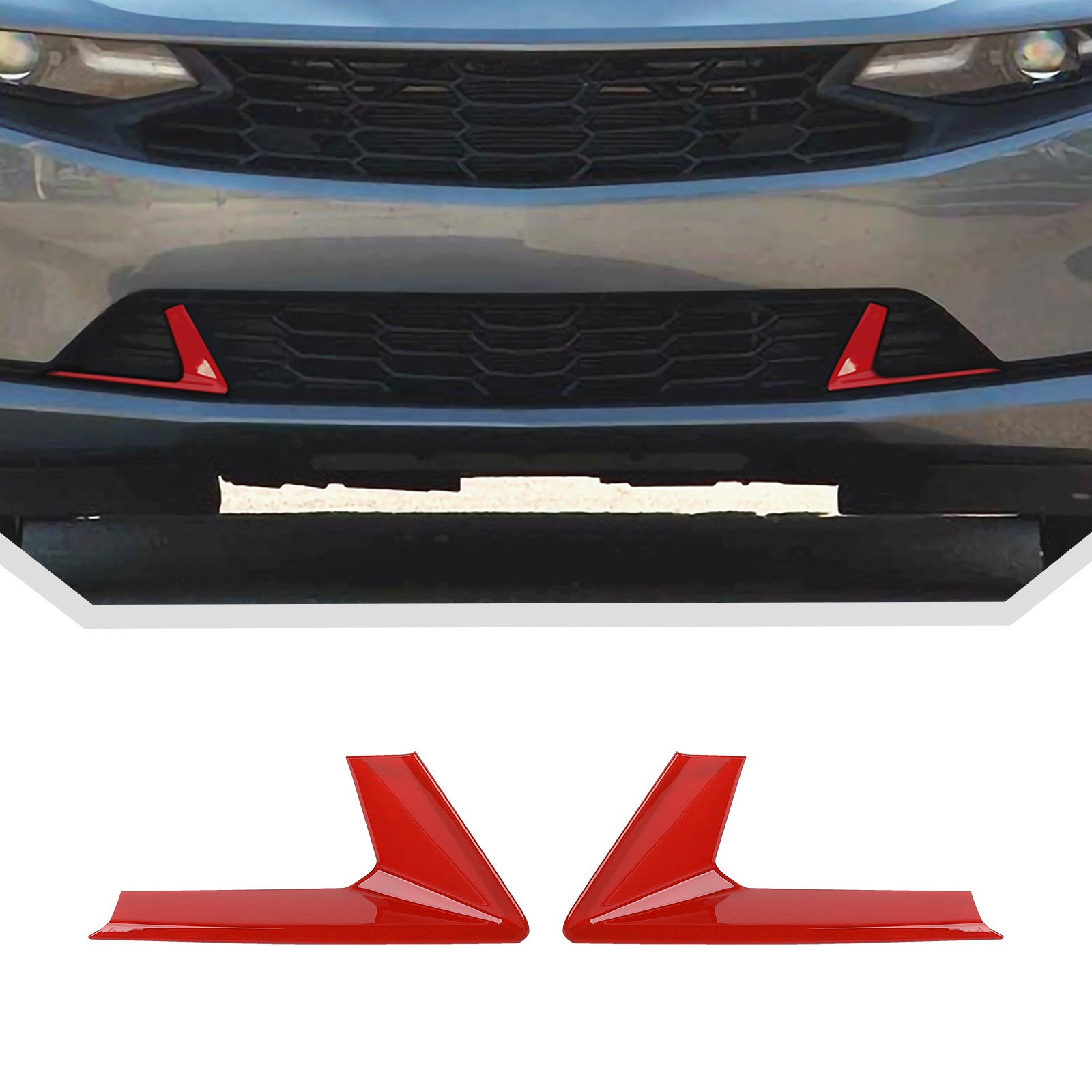 Front Bumper Grille Insert Cover Trim Decors Kit For Chevrolet Camaro 2019+