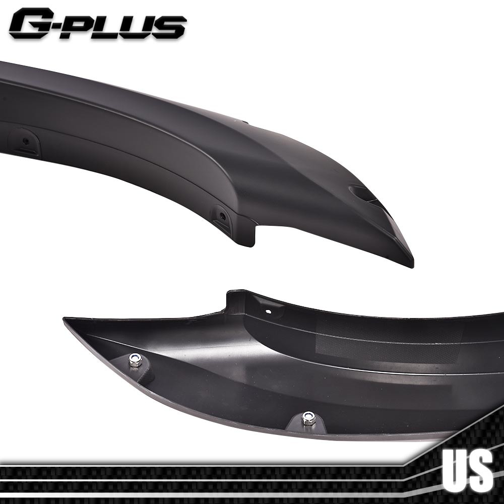4Pcs Fender Flares Front&Rear Fits For 2004-2015 Nissan Titan Pocket Style Black