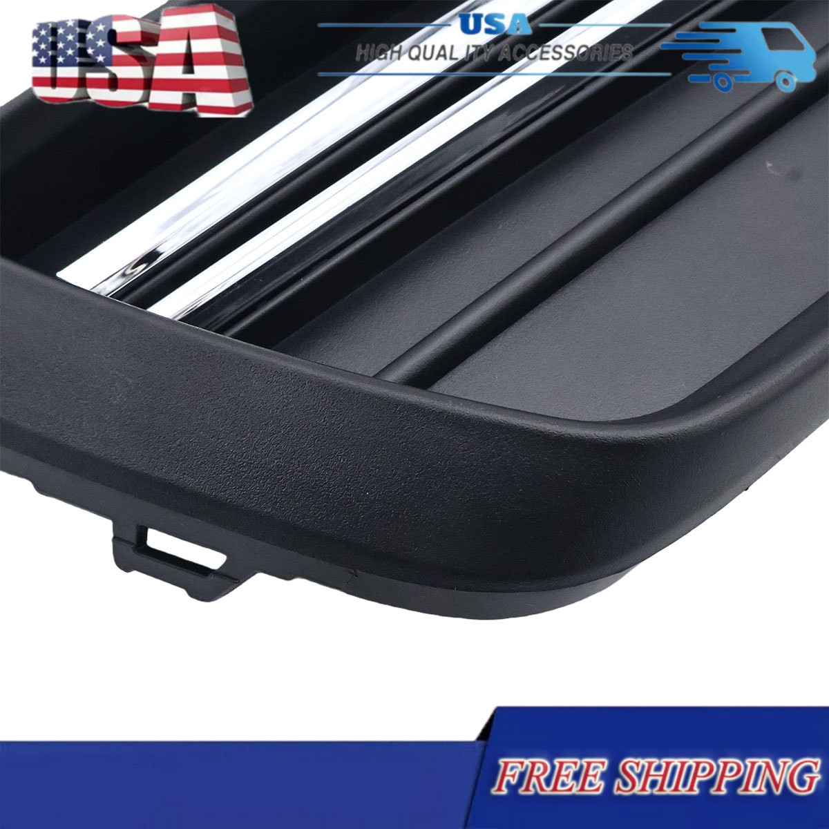 Front Fog Light Cover Textured Left Side For 2016-2019 Volkswagen Passat