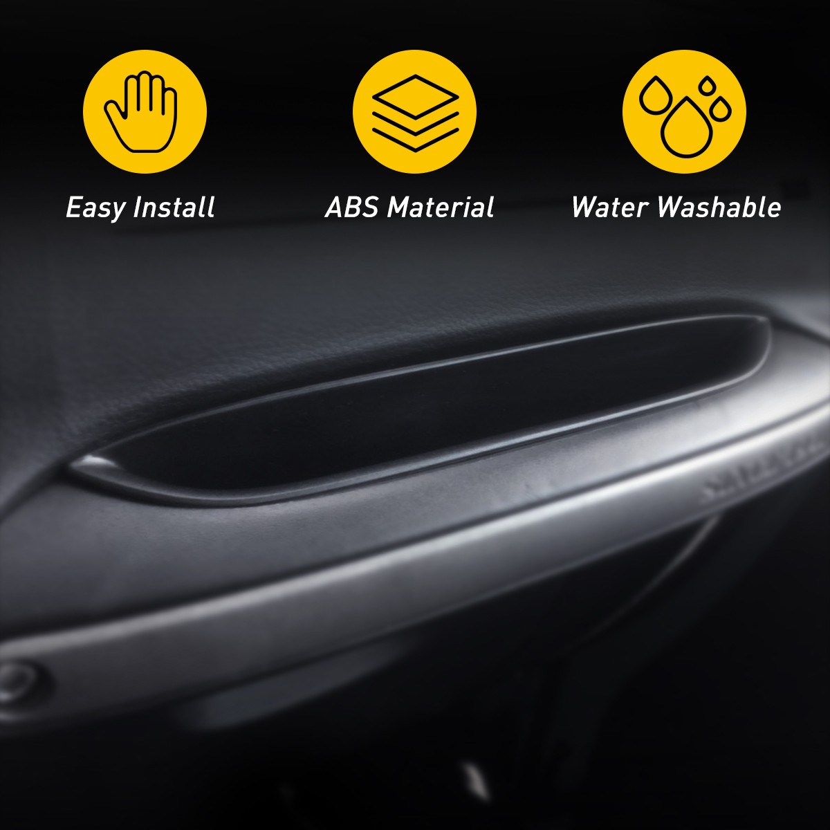 Car Door Armrest Storage Box Handle Pocket for Jeep Wrangler JL JKU 2011-2018 1X