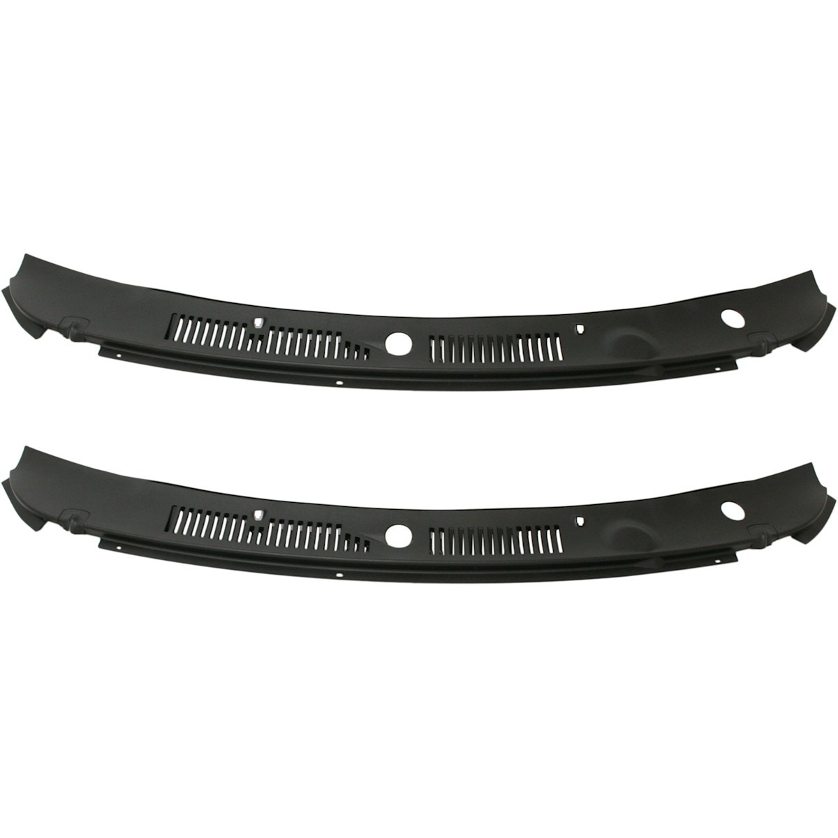 Set of 2 Wiper Cowl Grilles for Ford Mustang 1999-2004 Pair