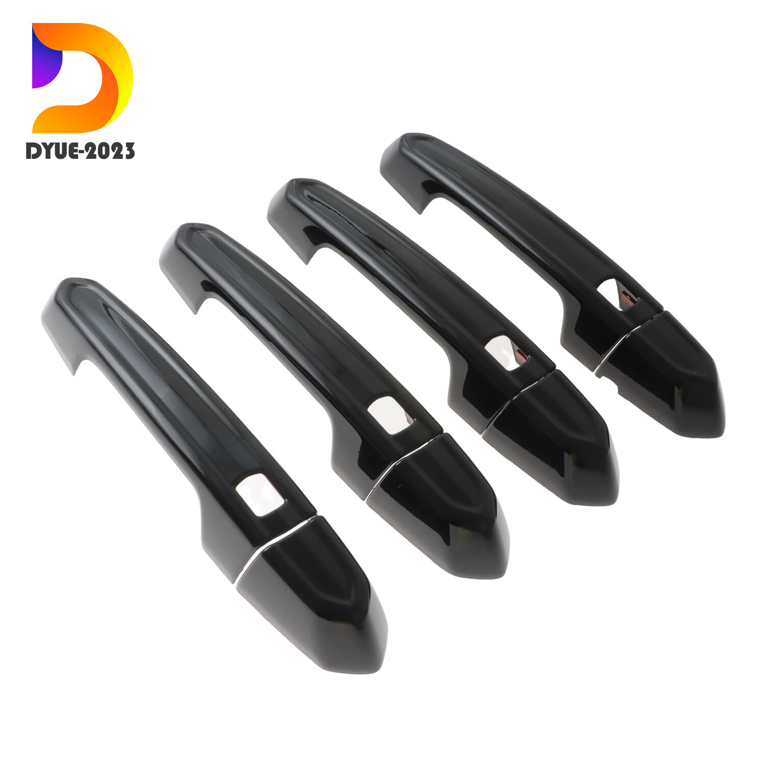 Gloss Black Exterior Door Handle Cover Trims for 2013-2019 Cadillac XTS 3.6L V6