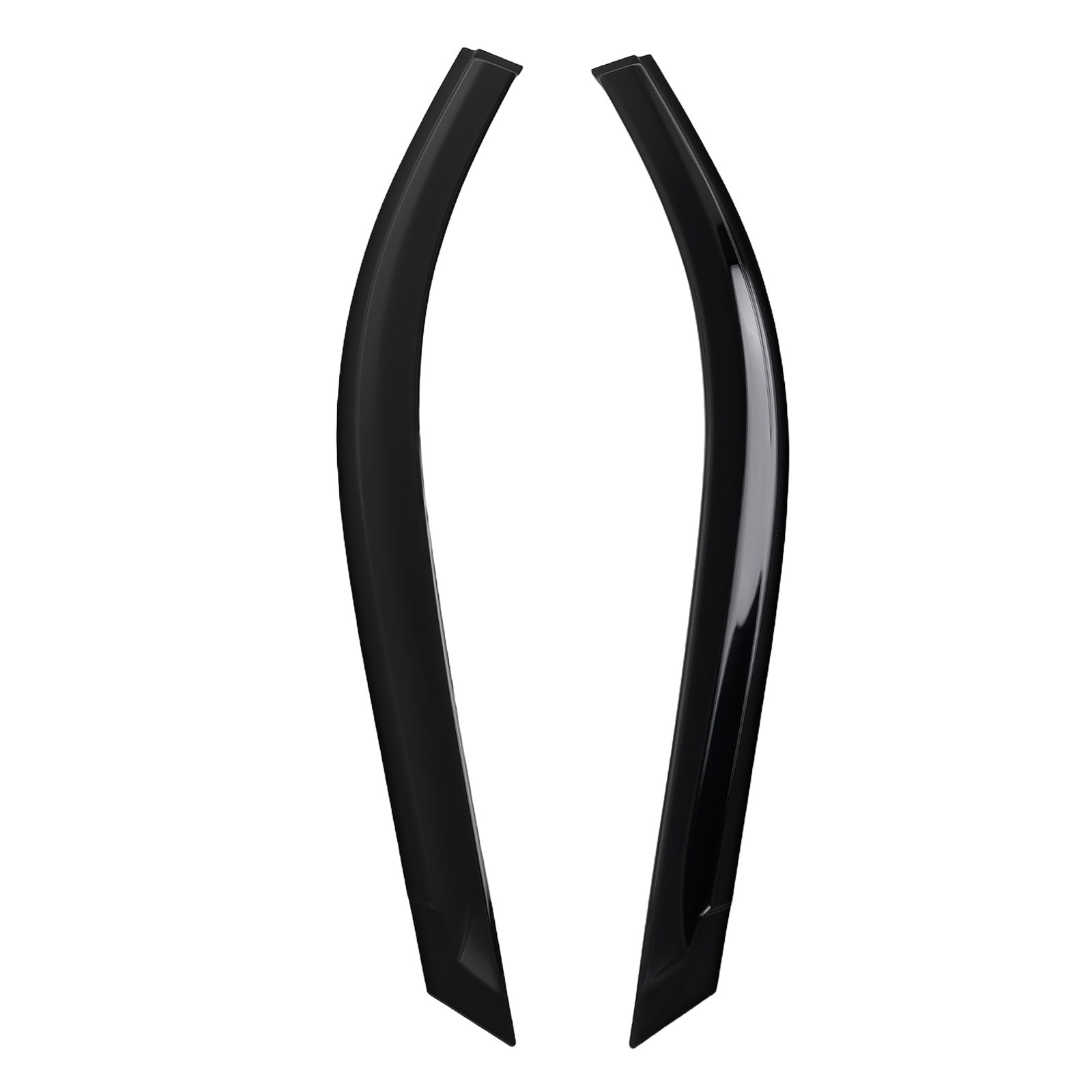 Acrylic Window Visors Rain Guards Set for Nissan Altima 2019-2024 Black 4pcs