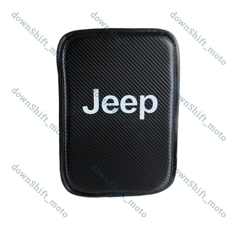 X1 For JEEP Carbon Fiber Car Center Console Armrest Cushion Mat Pad Cover New