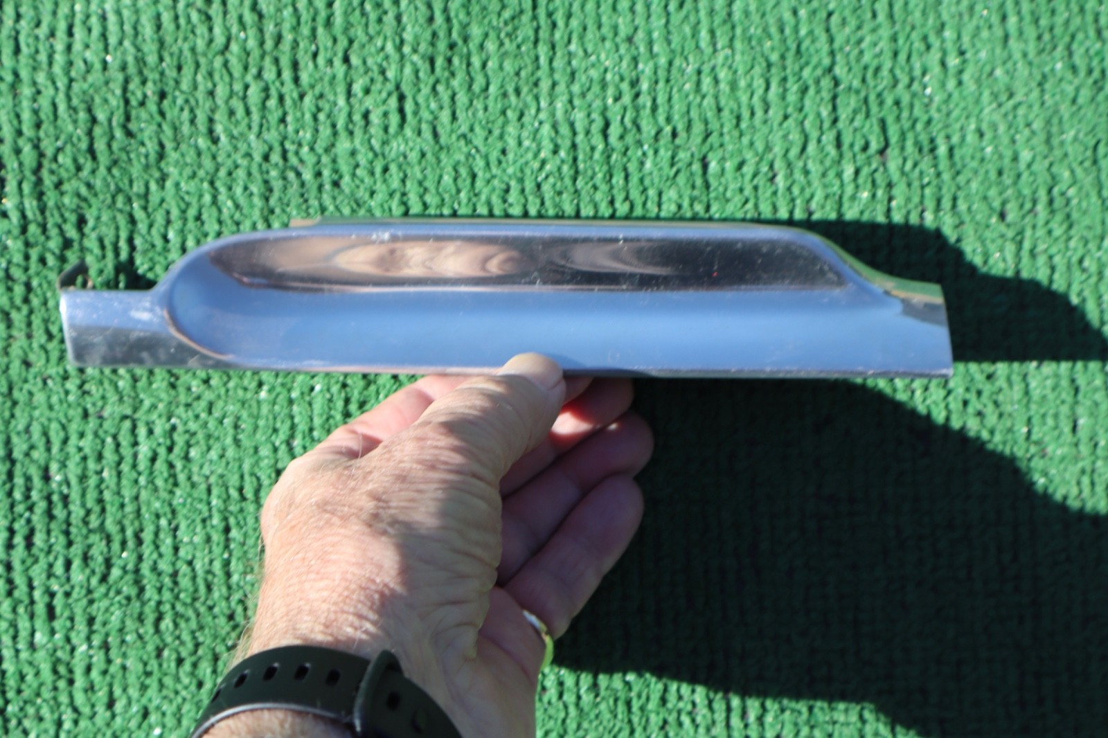 1955 1956 1957 Chevrolet Belair 2 door hardtop vent window beltline trim drivers