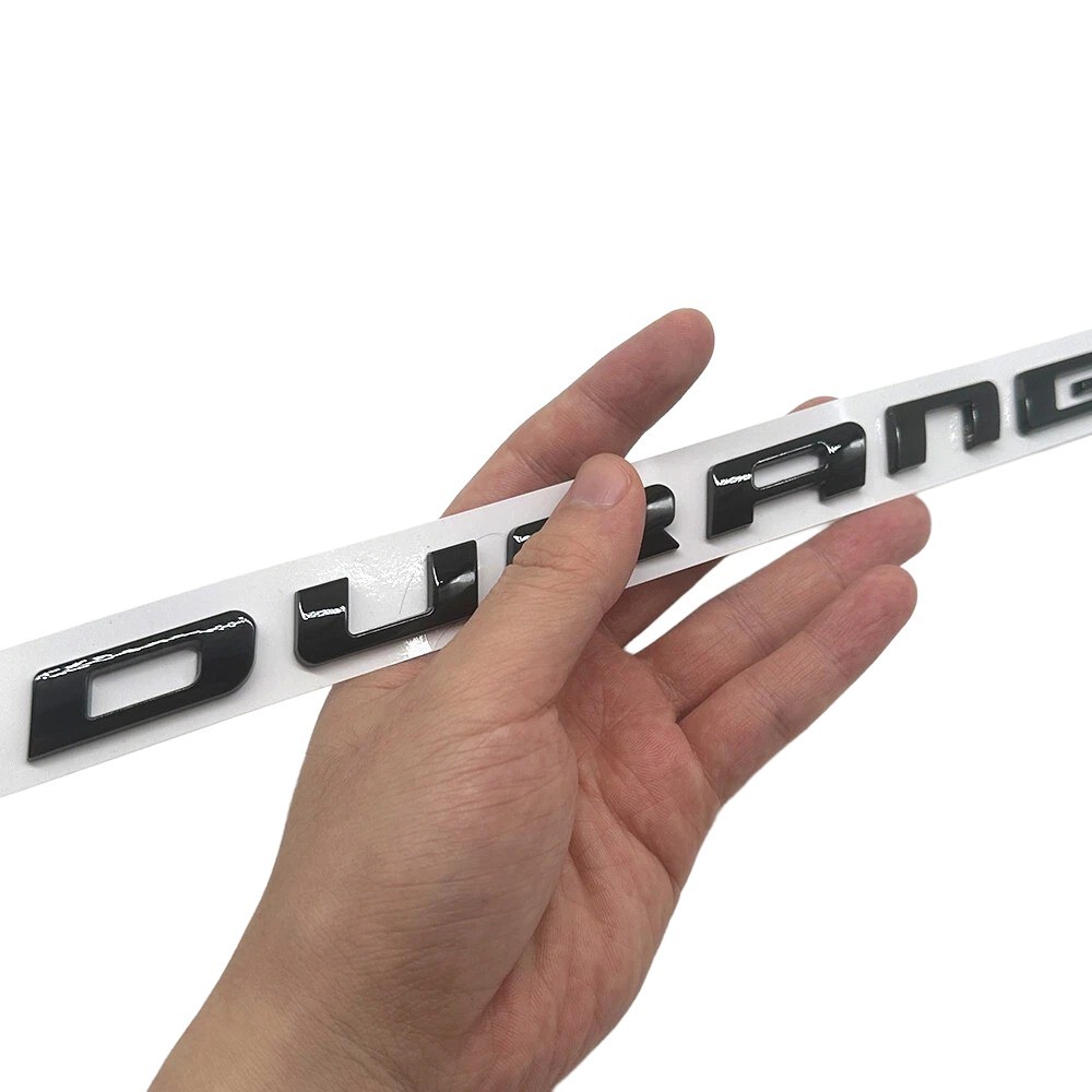 1Pc Rear Liftgate Emblem Badge Sticker Fits for 14-21 Durango Gloss Black