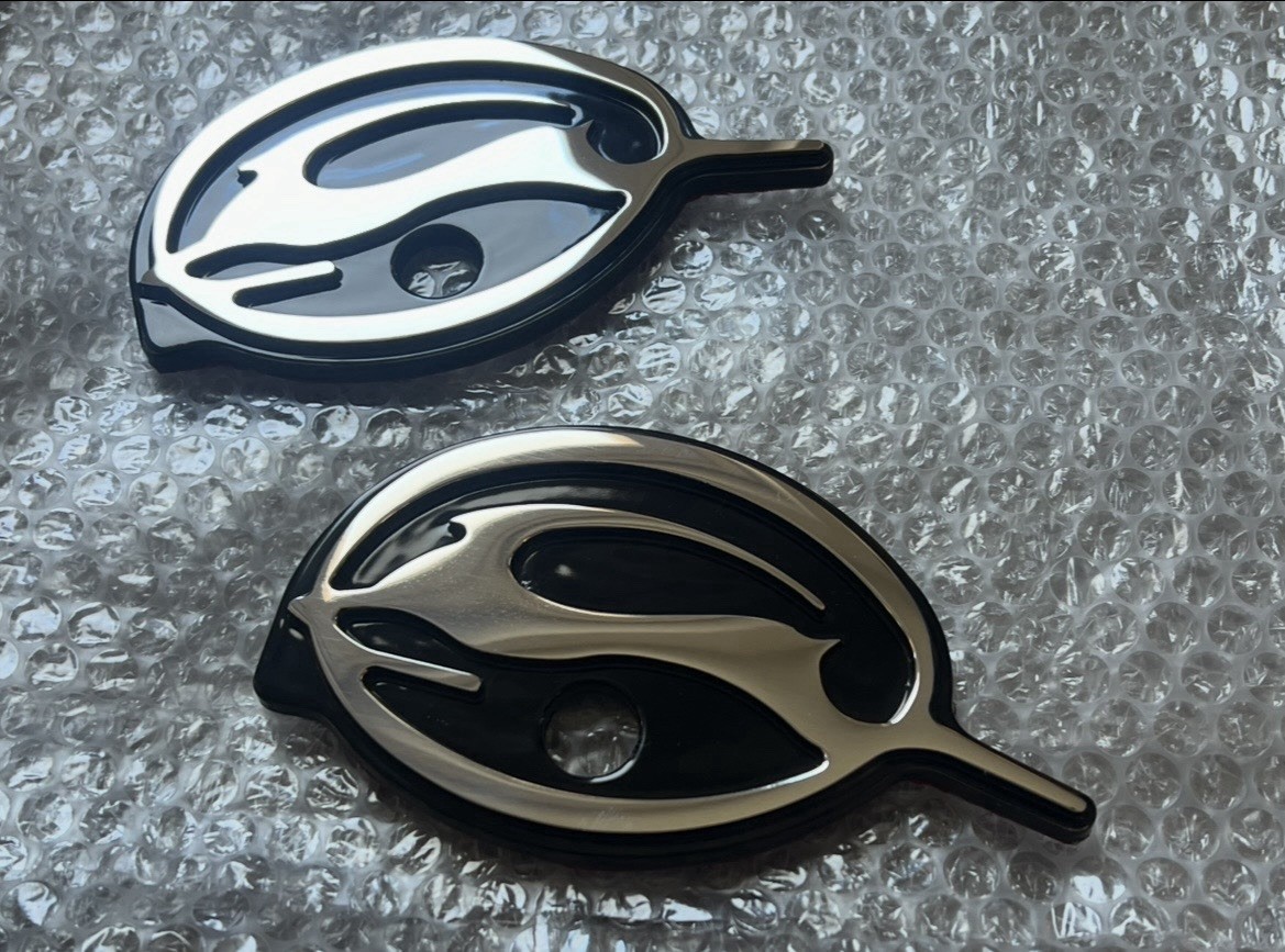 1994 – 1996 Chevy Impala SS Billet Aluminum Trunk Emblem – Polished Gloss Black