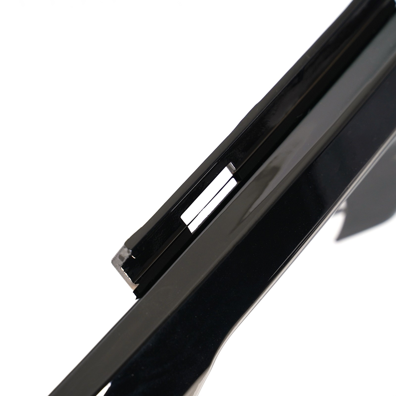 For 2021-2023 Ford F-150 Glossy Black Front Bumper Lower Molding Trim Valance