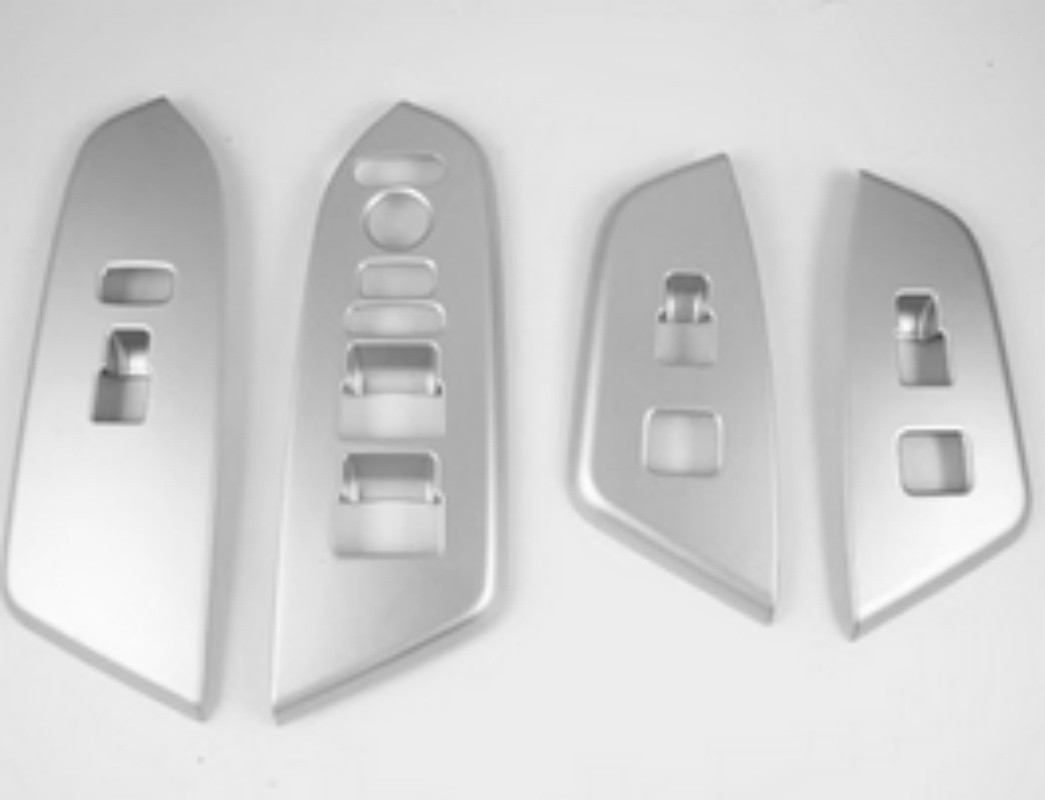 For Honda CRV 2017-2022 Silver plated glass lift High quality of ABS Plastic 4X