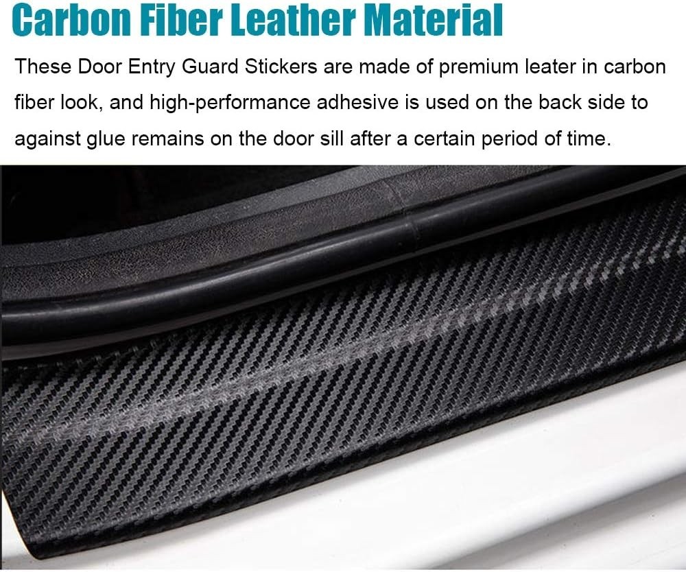 Durable Carbon Fiber Welcome Pedal Protectors for Honda CRV 2006-2026 – 4PCS