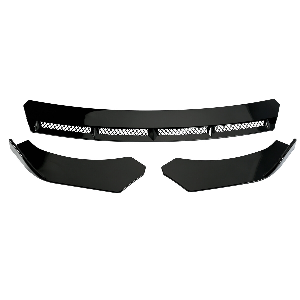 For Nissan Altima 2007-2013 Front Bumper Lip Splitter Chin Spoiler Kit Glossy BE