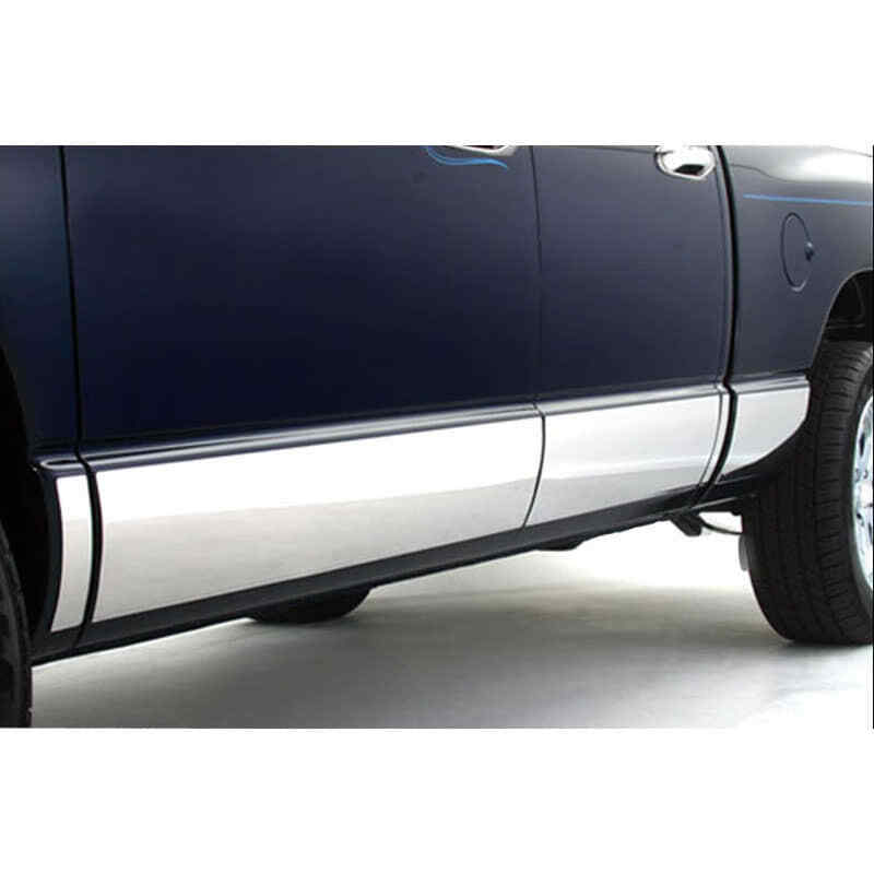 14pc Chrome Rocker Panels for 2007-2013 Chevy Silverado Crew Cab 8′ Bed 9” Wide
