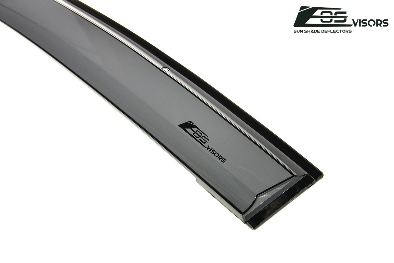 For 16-21 Honda Civic Hatchback Clip-On REAL MUGEN Style Side Vent Window Visors