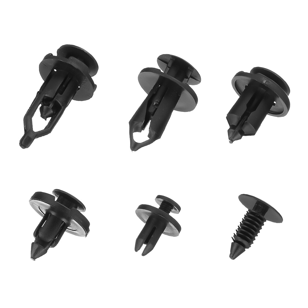 200Pcs Car Body Fastener Plastic Trim Clips Push Rivets Panel Fender Retainer US