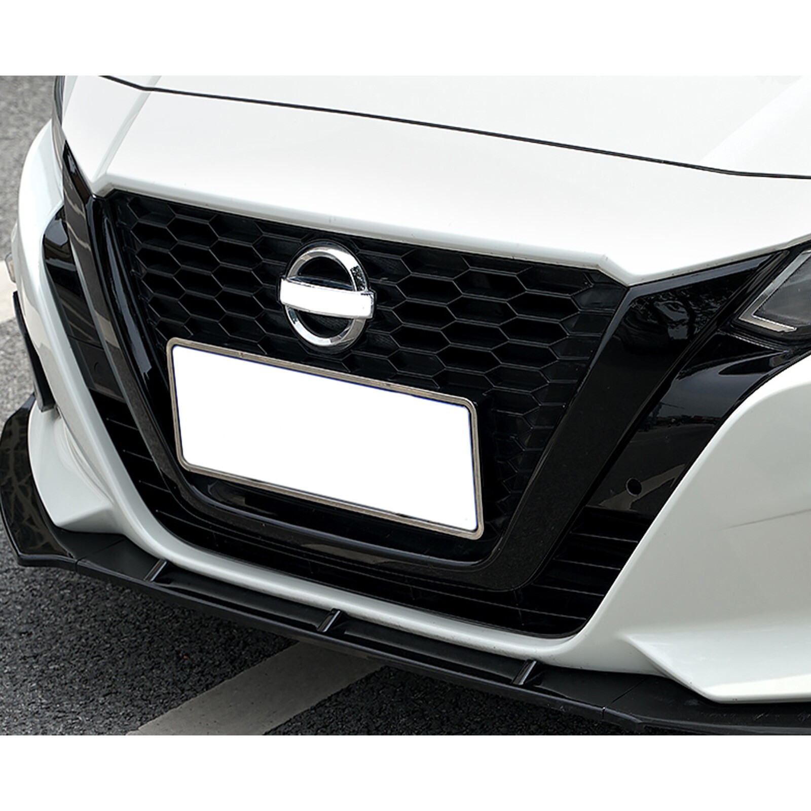 For Nissan Altima 2019-2024 Front Grille Frame Cover Trim JDM Style Glossy