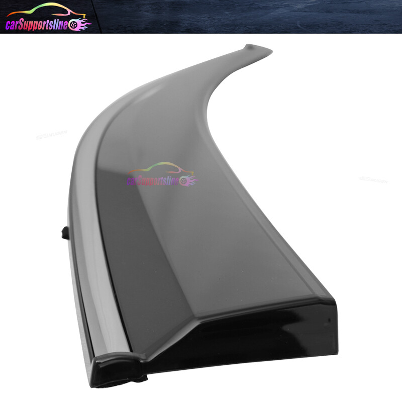 Fits 17-22 CR-V Slim Style Window Visor Guard w/ Chrome Trim & Silver Mugen