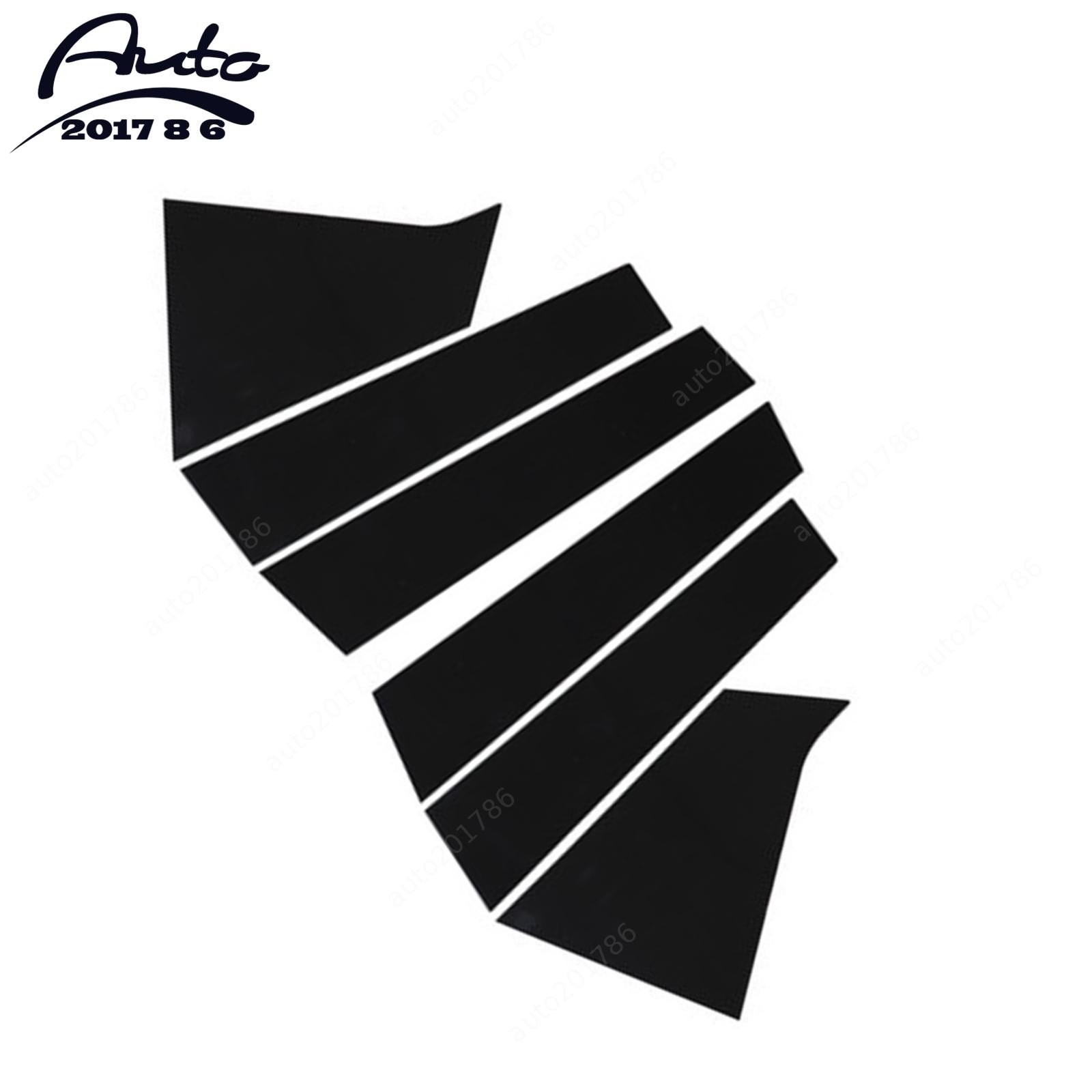 6pcs Window Pillar Post Door Trim Cover Set Fits Chevrolet Malibu 2016-2021