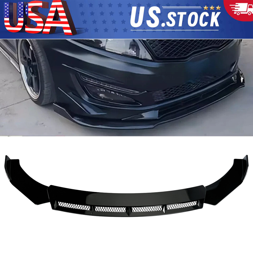 For Kia Optima 2010-2020 Front Bumper Lip Splitter Spoiler Body Kit AB
