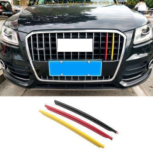 For Audi Q5 Quattro 2013-2017 Black&Red&Yellow Front Center Mesh Grille Strip