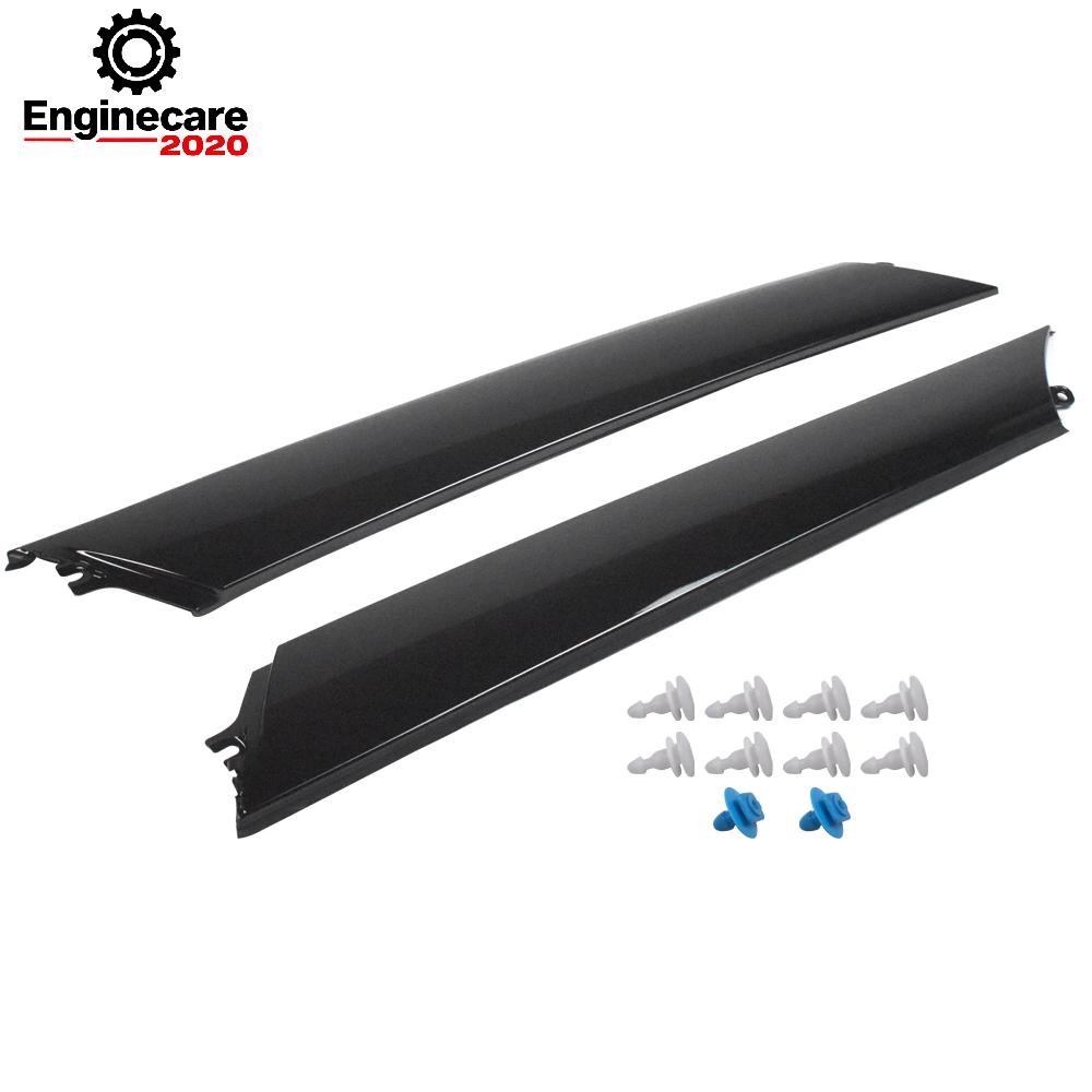 Pair For Infiniti QX56 QX80 Nissan Armada Windshield Trim Pillar Molding 2Pcs