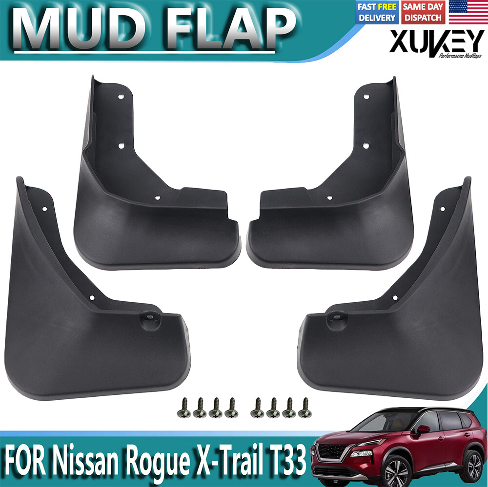 4Pcs Mud Flaps Mud Guards Fender Flare For Nissan Rogue X-TRAIL T33 2021-2023