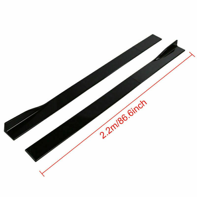 For BMW F32 F33 F36 4 Series M Sport 2014-2020 Glossy Black Side Skirt Extension