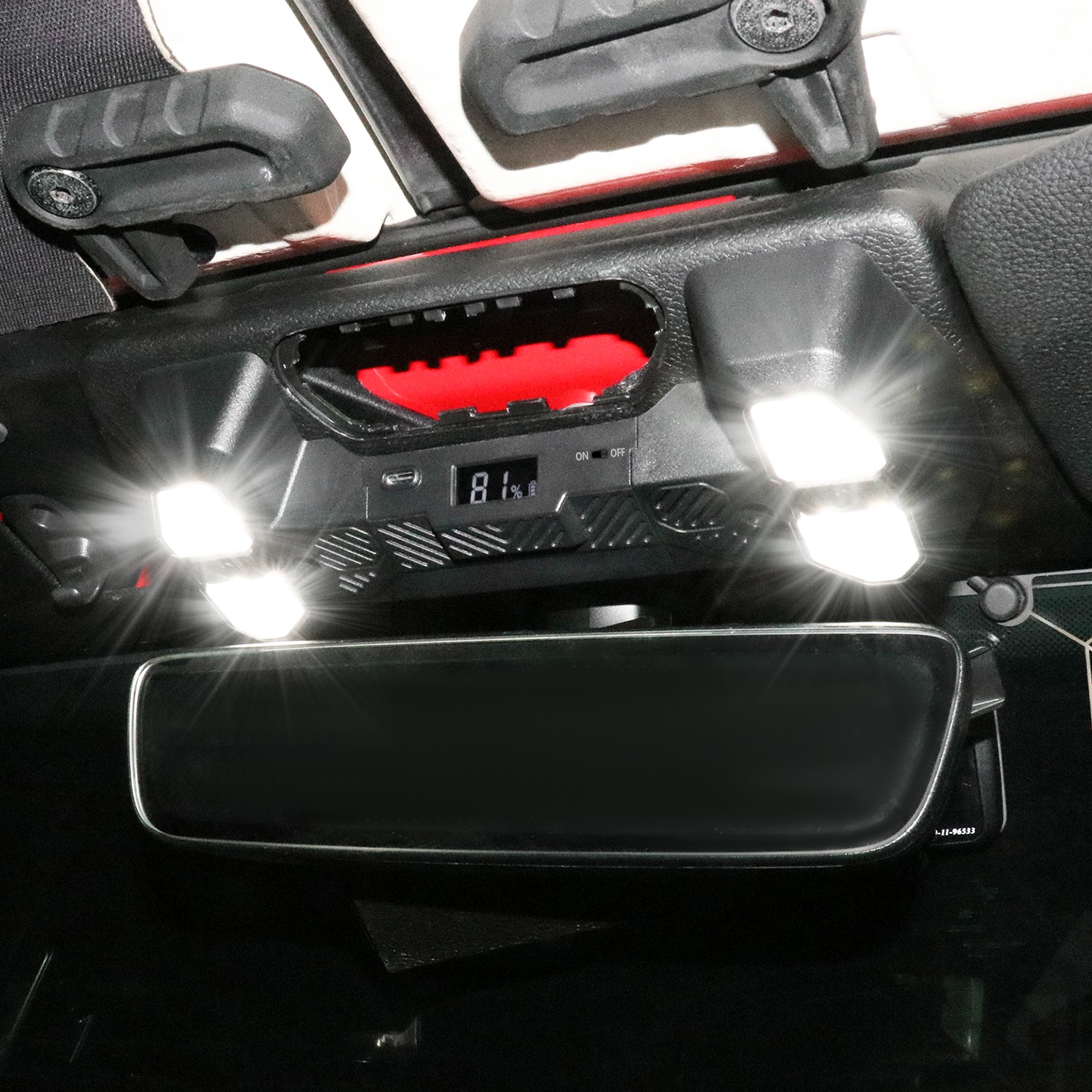 1PCS LED Interior Dome Light Reading Lamp For Jeep Wrangler t with Power Display