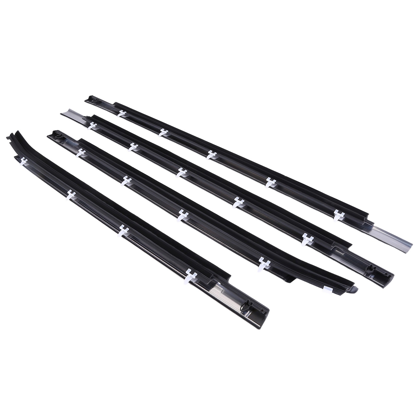 FOR TOYOTA TUNDRA 2000-2006 DOUBLE CAB 4PCS WEATHERSTRIP OUTER LOWER WINDOW