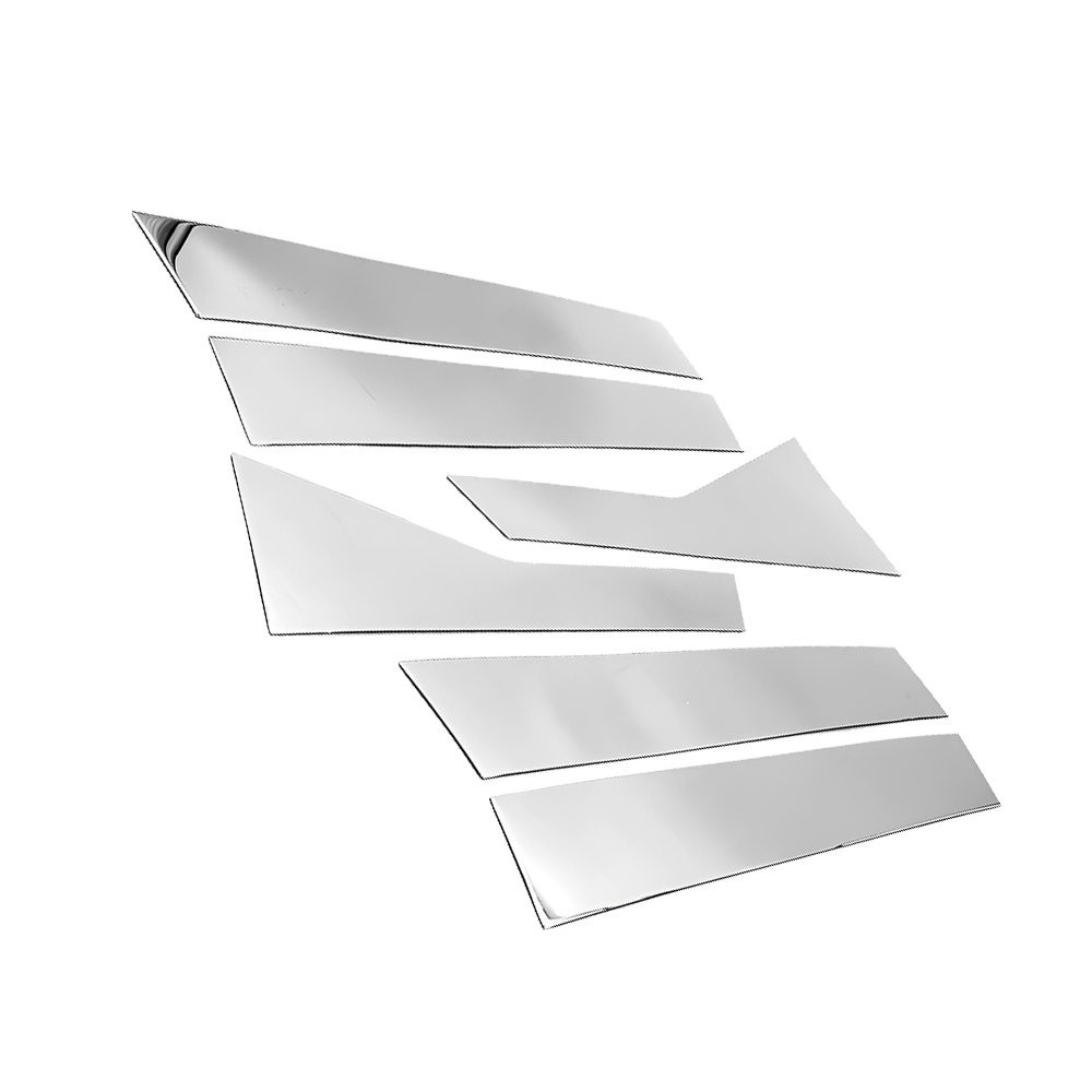 6x For 2018-2022 Honda Accord Sedan Chrome Pillar Post Door Trim Cover Car Acces
