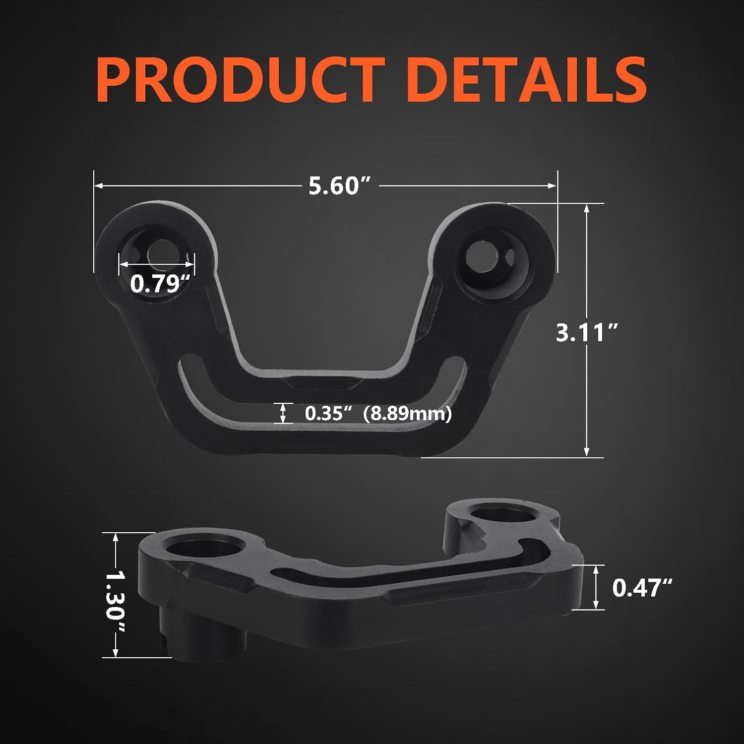 2PCS Cowl LED Light Pod Mounting Bracket 2018-2023 Jeep Wrangler JL Gladiator
