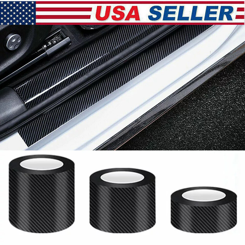 Waterproof Carbon Fiber Vinyl Car Wrap Sheet Roll Film Sticker Decal Paper USA