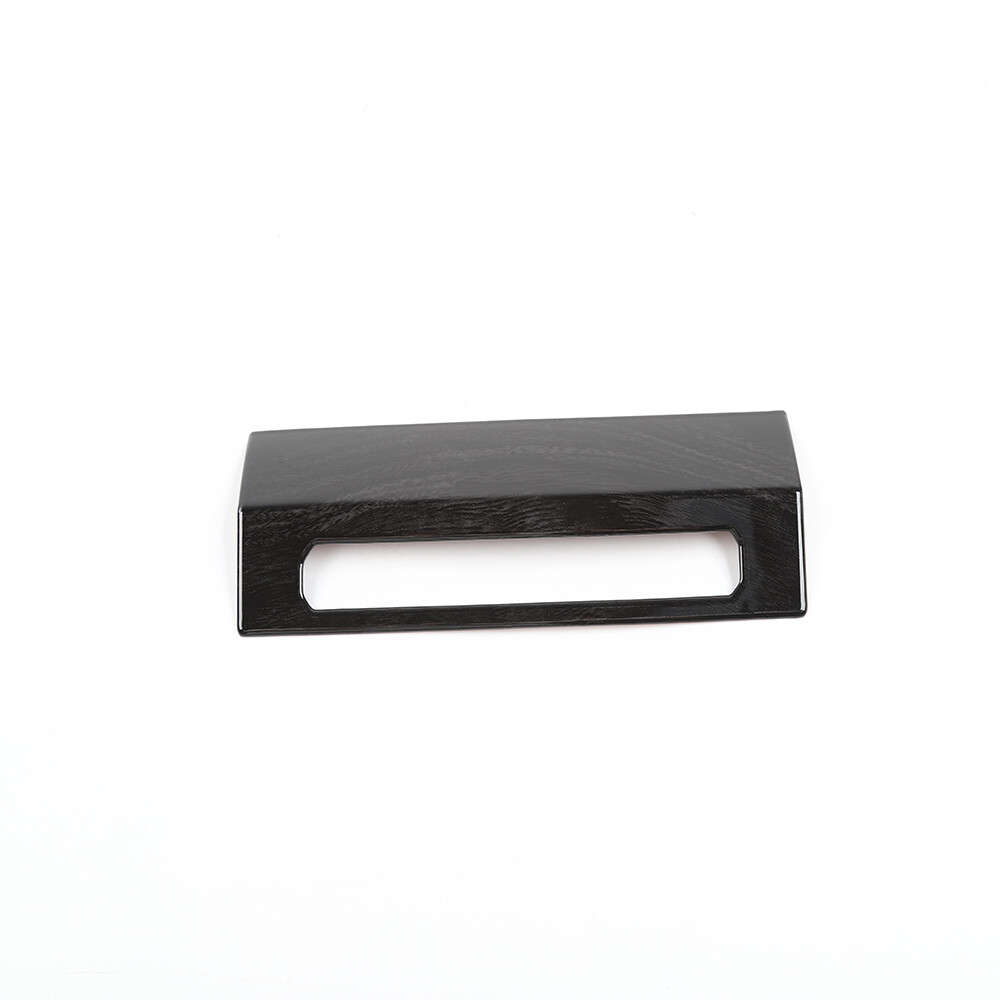 Central Control Navigation Panel Trim Cover For Ford F150 2015+ Black Wood Grain
