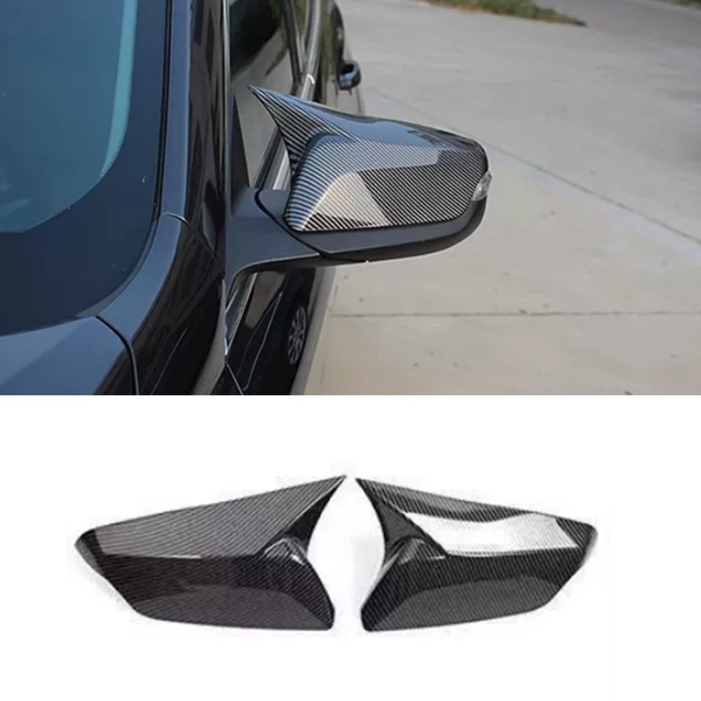 For Chevrolet Malibu 2016-2025 Carbon Fiber Door Side Mirror Cover Overlay Cap