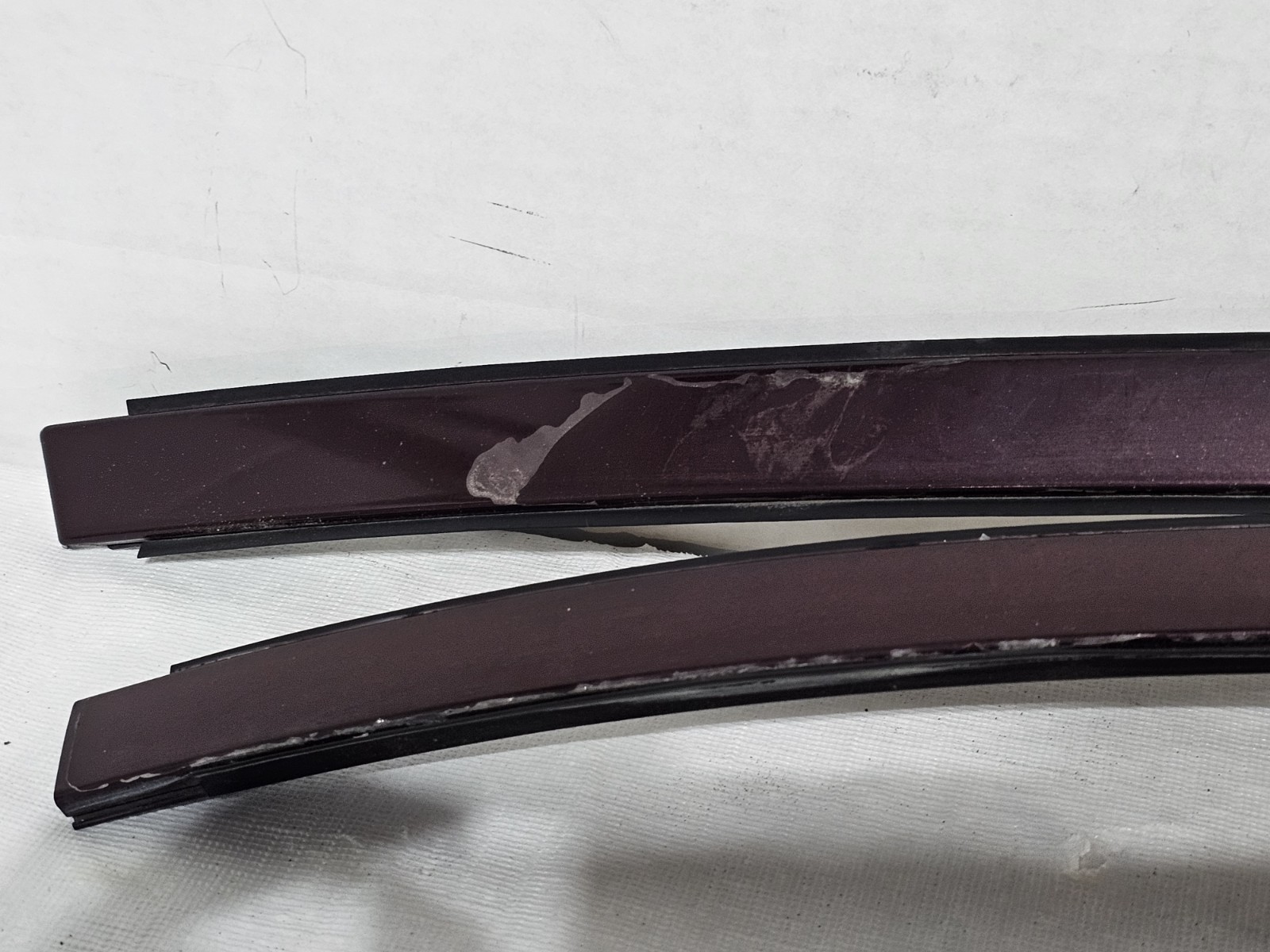 07-13 BMW 328i 335 E92 Left Right Roof Rail Drip Molding Strip Trim Barbera OEM
