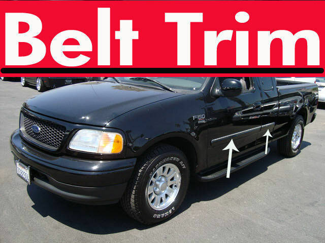 For Ford F150 F-150 truck Chrome Body Side Molding Trim Kit 1997 1998-2003**
