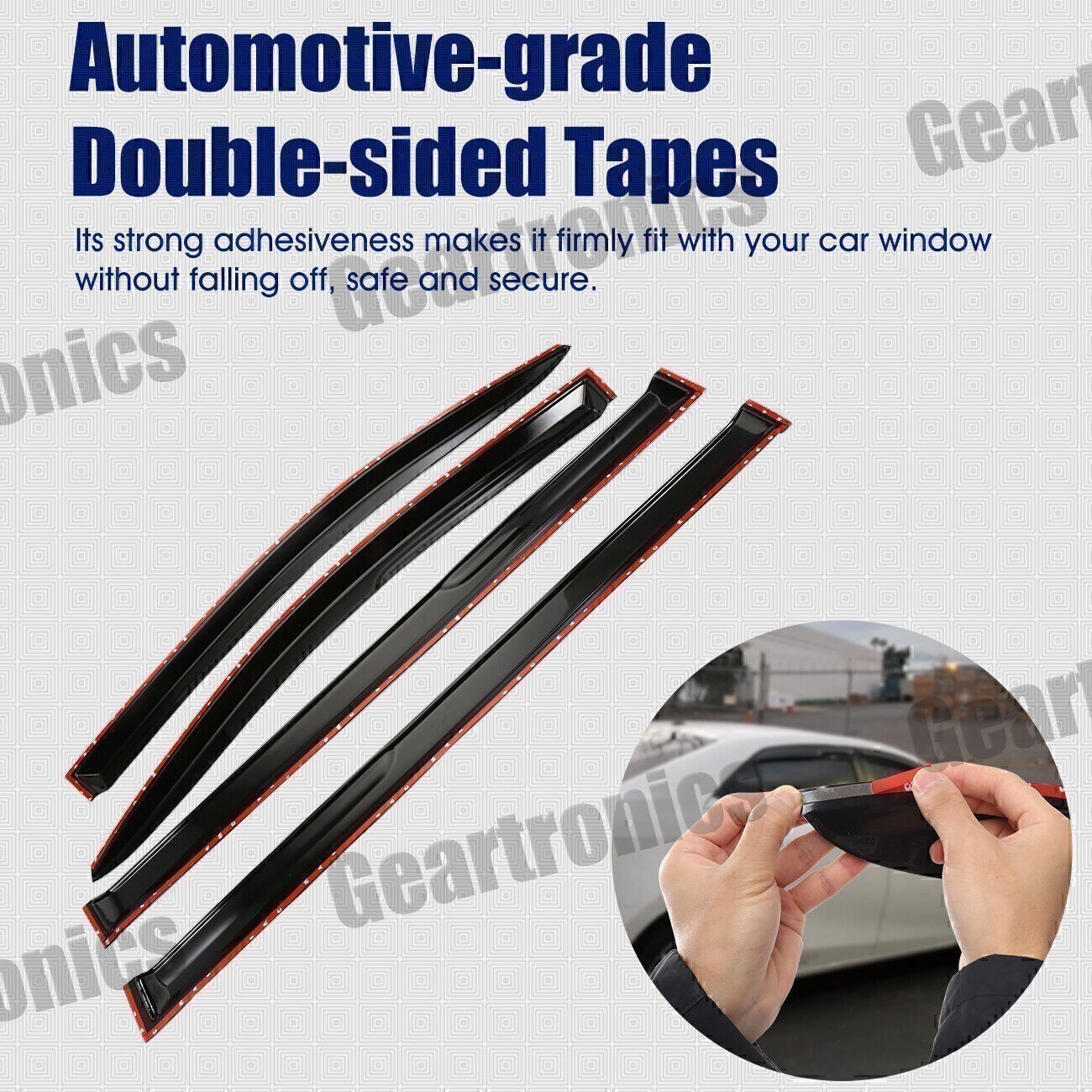 For Toyota Sienna 2011-2019 Window Visor Rain Guard Deflector Vent Sun Shades*