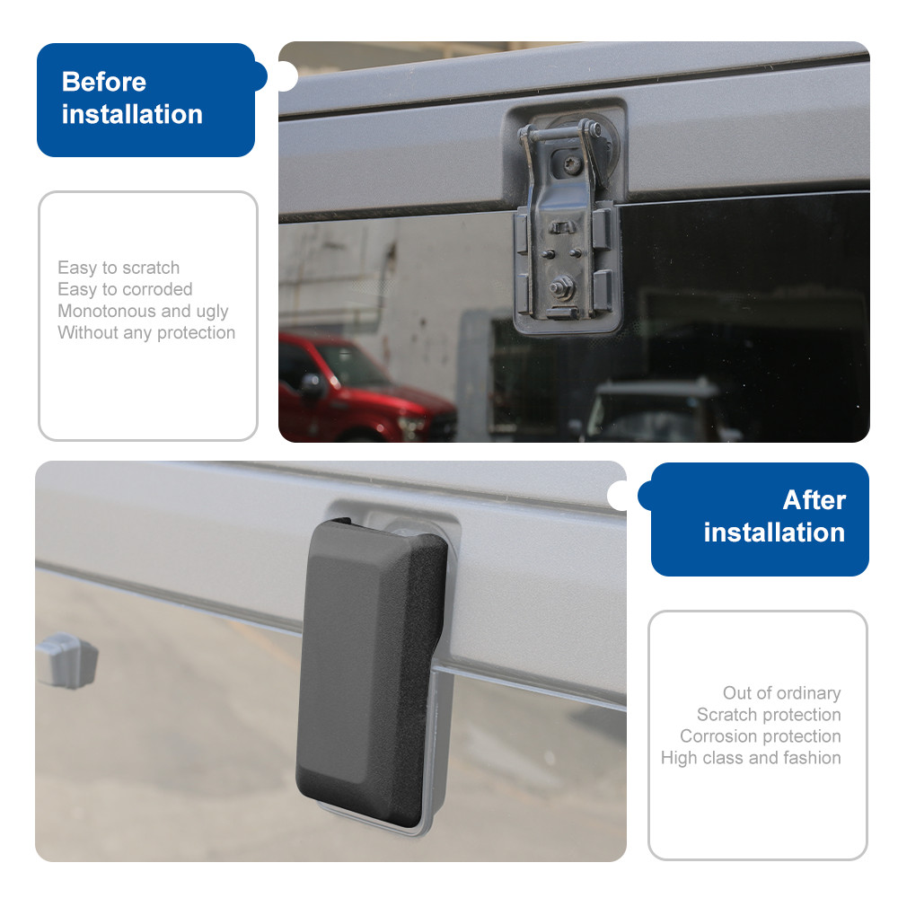 Replacement Part Liftgate Window Glass Hinge Cover Caps For Ford Bronco 2021-25