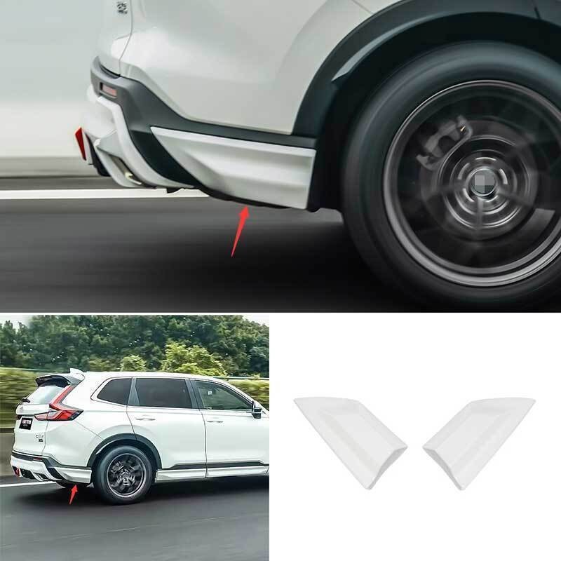 For Honda CRV CR-V 2023-2024 White YOFER Rear Bumper Side Spoiler Apron Guard