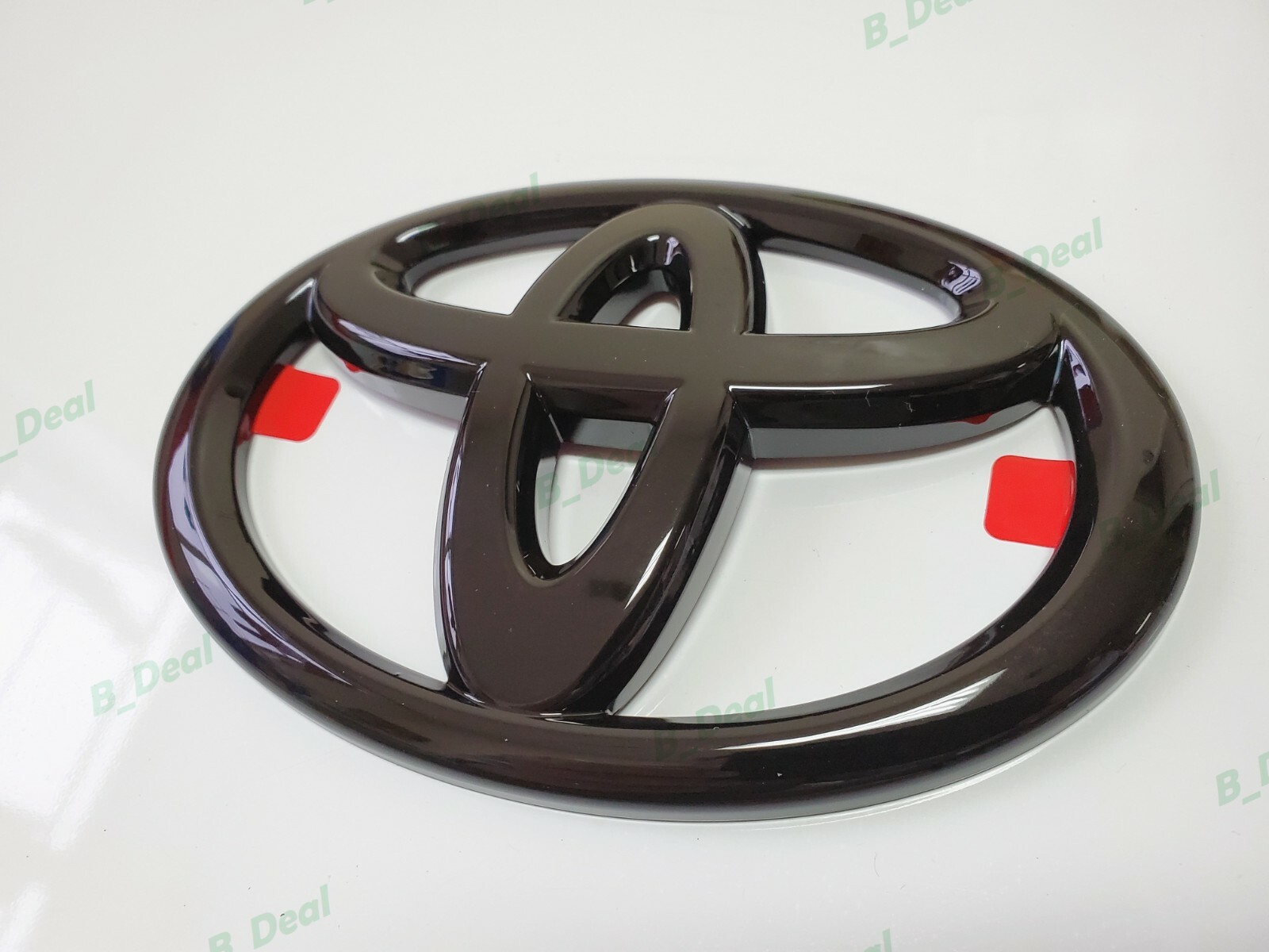 1 Gloss Black Rear Toyota Logo Overlay Emblem Scion IM Avalon Corolla FJ Cruiser