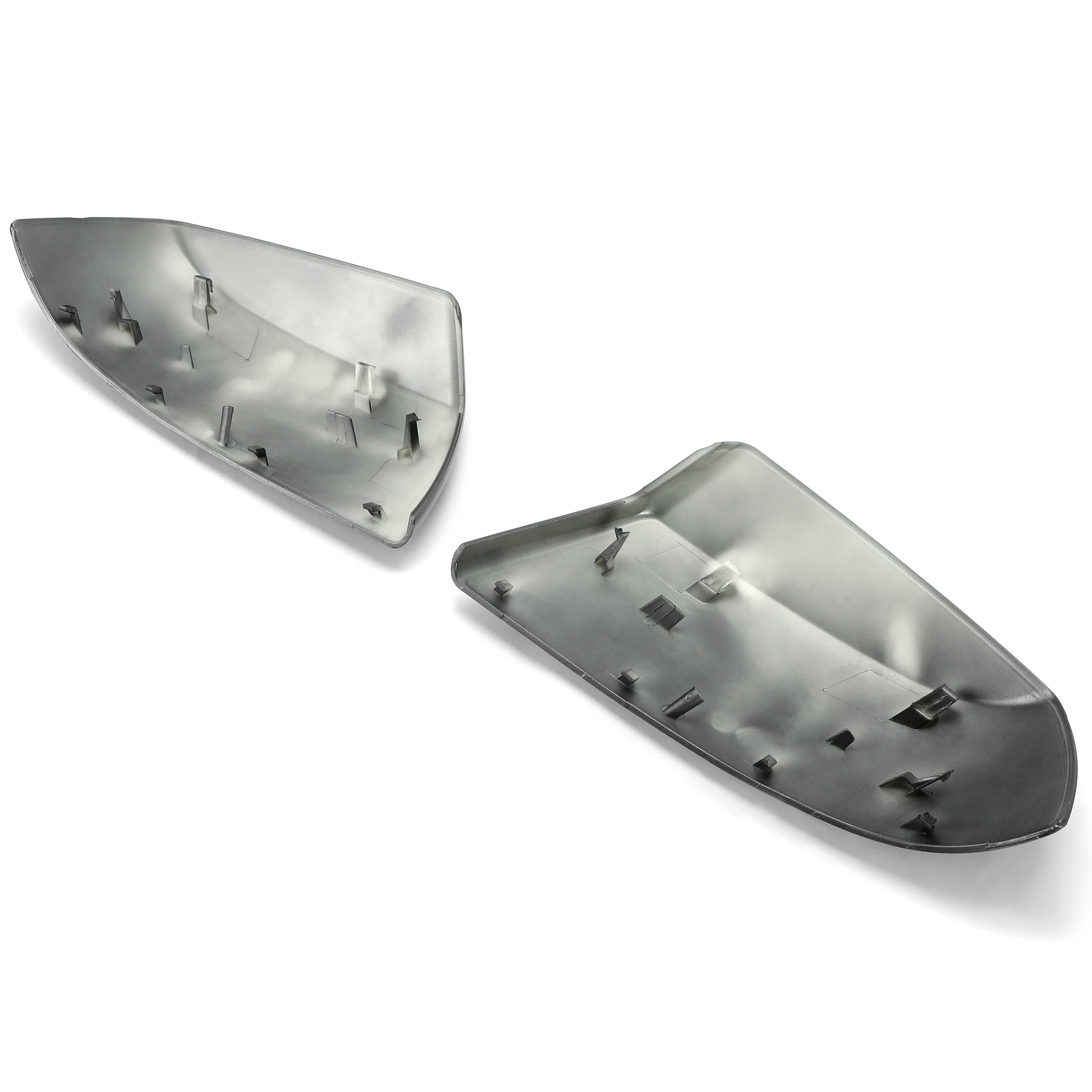 Pair of Magnetic Gray Painted Mirror Caps For Toyota Tundra Sequoia 2011-2019
