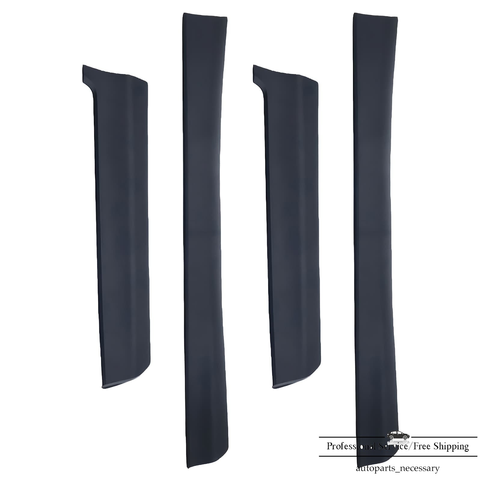 4Pcs Front& Rear Right Left Door Lower Molding For Honda CR-V 2012-2016 2.4L US
