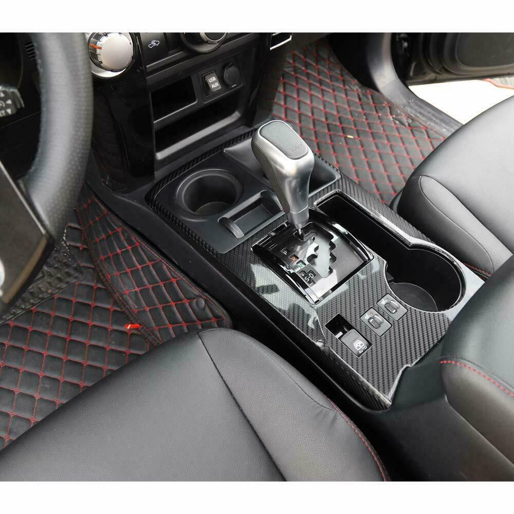 Central Gear Shift Panel Trim Decor Cover Bezels for 4Runner 10+ Accessories USA