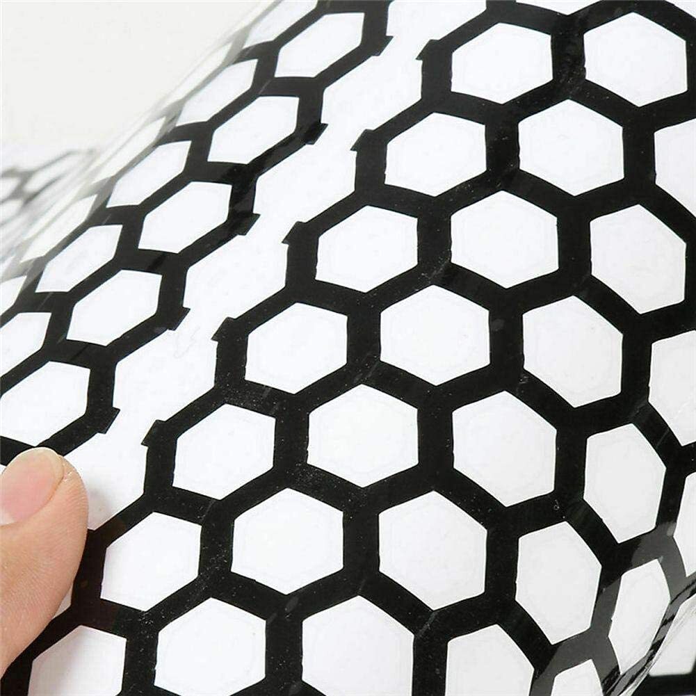 Headlight Tail Light Lamp Decor Trim Honeycomb Self-Adhesive Sticker Decals Wrap