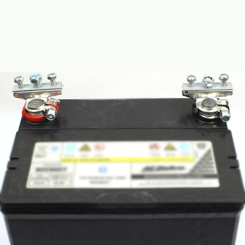 1 Pair Car Positive & Negative Heavy Duty Battery Terminal Clip Connector Clamp