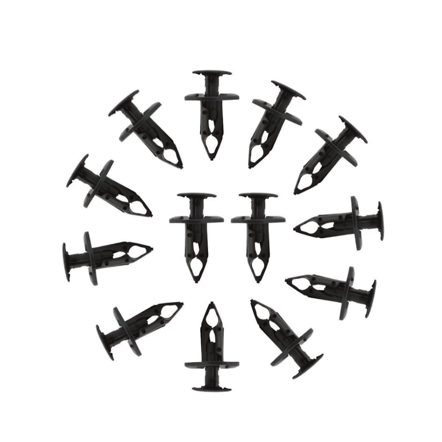 ✅120PCS~✅8mm Bumper Clips Retainer Auto Car Plastic Rivets Fastener Fender Push