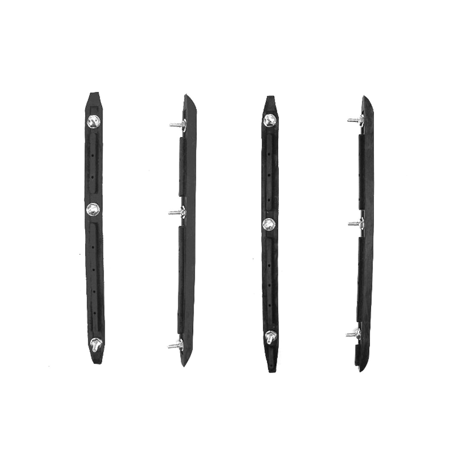 Deluxe-style steel vertical Bumper Guard 4 Piece Set – 1968 Chevrolet Chevelle