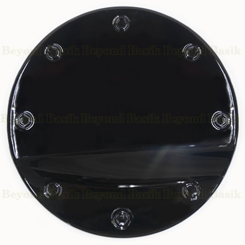 2015-19 2020 2021 2022 2023 Ford Mustang GLOSS BLACK Gas Fuel Door COVER Overlay