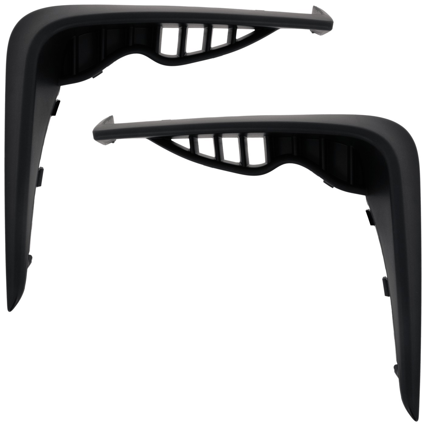 Bumper Face Bar Trims Molding Step Pads Set of 2 Front Driver & Passenger Pair
