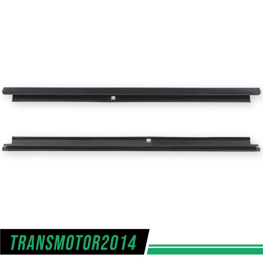Outer Window Sweep Felt Rear Kit Set of 2 Fit For Chevy GMC Cadillac Truck Black